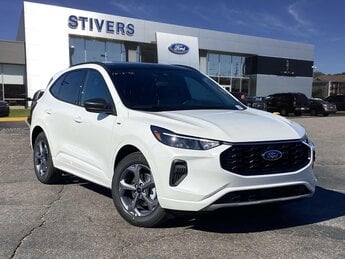 2024 Star White Metallic Tri-Coat Ford Escape ST-Line 1.5L EcoBoost Engine FWD 4 Door Automatic SUV
