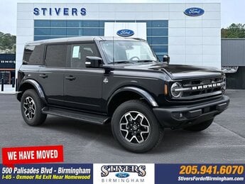 2025 Shadow Black Ford Bronco Outer Banks 4 Door 4X4 Automatic SUV