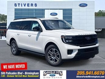 2025 White Ford Expedition Max Active RWD SUV 4 Door EcoBoost 3.5L V6 GTDi DOHC 24V Twin Turbocharged Engine