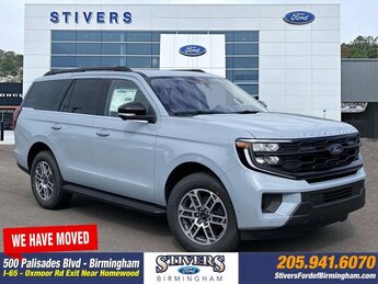 2025 Glacier Gray Metallic TriCoat Ford Expedition Active 4 Door SUV EcoBoost 3.5L V6 GTDi DOHC 24V Twin Turbocharged Engine RWD