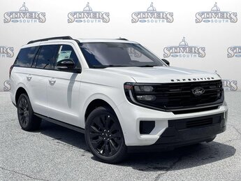 2025 Star White Metallic Tri-Coat Ford Expedition Platinum EcoBoost 3.5L V6 GTDi DOHC 24V Twin Turbocharged Engine Automatic SUV 4 Door