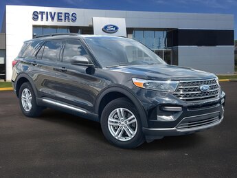 2024 Agate Black Metallic Ford Explorer XLT Automatic SUV 2.3L EcoBoost I-4 Engine RWD