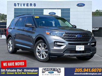 2022 Carbonized Gray Metallic Ford Explorer XLT SUV 2.3L EcoBoost I-4 Engine Automatic RWD