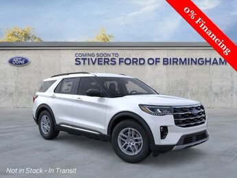 2025 Star White Metallic Tri-Coat Ford Explorer Active SUV 4 Door Automatic 2.3L EcoBoost I-4 Engine RWD