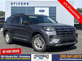 2025 Carbonized Gray Metallic Ford Explorer Active RWD 4 Door Automatic SUV 2.3L EcoBoost I-4 Engine