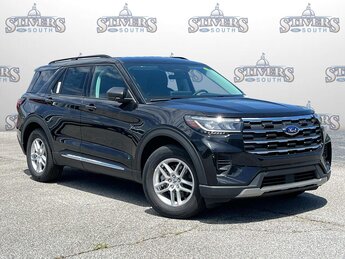 2025 Black Metallic Ford Explorer Active SUV 2.3L EcoBoost I-4 Engine RWD
