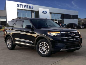 2025 Agate Black Metallic Ford Explorer Active RWD Automatic 2.3L EcoBoost I-4 Engine 4 Door