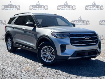 2025 Silver Metallic Ford Explorer Active 2.3L EcoBoost I-4 Engine Automatic RWD