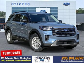 2025 Vapor Blue Metallic Ford Explorer Active SUV RWD 2.3L EcoBoost I-4 Engine 4 Door