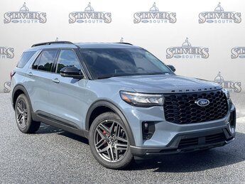 2025 Vapor Blue Metallic Ford Explorer ST-Line 2.3L EcoBoost I-4 Engine SUV Automatic RWD 4 Door