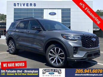 2025 Carbonized Gray Metallic Ford Explorer ST-Line SUV 2.3L EcoBoost I-4 Engine Automatic