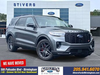 2025 Carbonized Gray Metallic Ford Explorer ST 4 Door 3.0L EcoBoost V6 Engine Automatic SUV