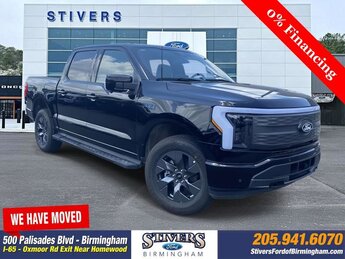 2025 Agate Black Metallic Ford F-150 Lightning Lariat Truck Automatic AWD 4 Door Electric Motor Engine