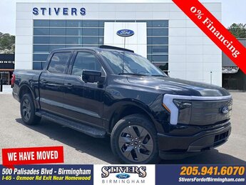 2025 Agate Black Metallic Ford F-150 Lightning Lariat 4 Door AWD Electric Motor Engine