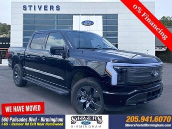 2025 Black Ford F-150 Lightning Lariat AWD 4 Door Truck Automatic