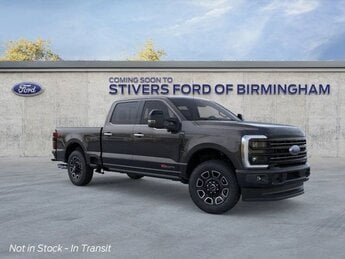 2025 Agate Black Metallic Ford Super Duty F-350 SRW Platinum 4X4 4 Door Truck