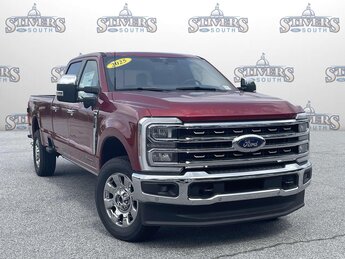 2025 Ruby Red Metallic Ford Super Duty F-350 SRW King Ranch Power Stroke 6.7L V8 DI 32V OHV Turbodiesel Engine 4X4 4 Door Truck Automatic