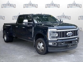 2024 Agate Black Metallic Ford Super Duty F-350 DRW Platinum 6.7L High Output Power Stroke V8 Diesel Engine 4 Door Automatic