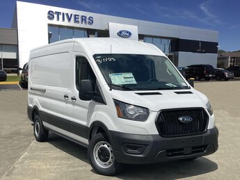 2025 Oxford White Ford Transit Cargo Van Base 3.5L V6 Flex Fuel Engine Van 3 Door Automatic