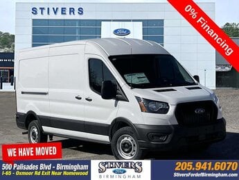 2024 Oxford White Ford Transit Cargo Van Base Automatic 3.5L V6 Flex Fuel Engine RWD 3 Door