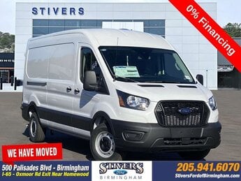 2024 Oxford White Ford Transit Cargo Van Base 3 Door Automatic Van
