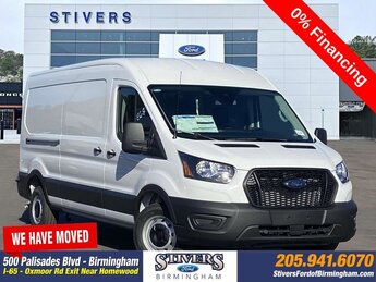 2024 Oxford White Ford Transit Cargo Van Base RWD 3 Door 3.5L V6 Flex Fuel Engine