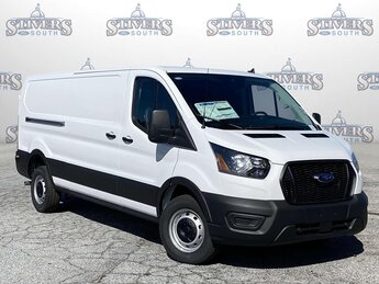 2024 Oxford White Ford Transit Cargo Van Base 3.5L V6 Flex Fuel Engine 3 Door Van RWD