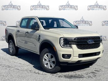 2025 Beige Ford Ranger XL EcoBoost 2.3L I4 GTDi DOHC Turbocharged VCT Engine 4X4 4 Door