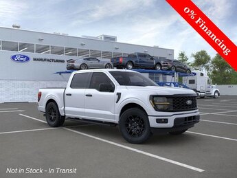 2025 Space White Metallic Ford F-150 STX 4 Door RWD Automatic
