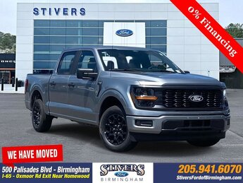 2025 Iconic Silver Metallic Ford F-150 STX 4 Door Truck Automatic RWD 2.7L V6 EcoBoost Engine
