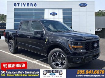 2025 Black Metallic Ford F-150 STX 4 Door 2.7L V6 EcoBoost Engine Automatic