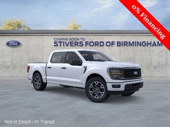 2025 Space White Metallic Ford F-150 STX Truck Automatic 4 Door 2.7L V6 EcoBoost Engine RWD