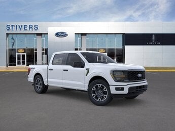 2025 Oxford White Ford F-150 STX Automatic Truck 4 Door 4X4 2.7L V6 EcoBoost Engine
