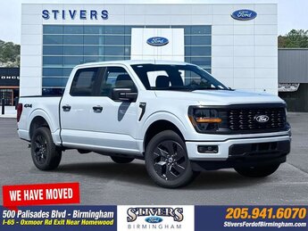 2025 Space White Metallic Ford F-150 STX 4 Door Truck 4X4 2.7L V6 EcoBoost Engine Automatic