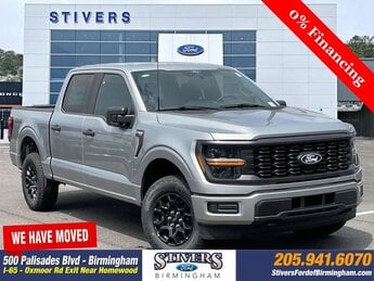 2025 Iconic Silver Metallic Ford F-150 STX 4 Door 2.7L V6 EcoBoost Engine Truck 4X4 Automatic