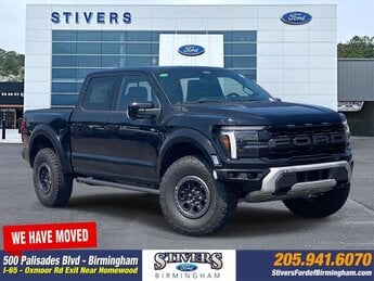 2025 Agate Black Metallic Ford F-150 Raptor 4 Door 3.5L V6 EcoBoost Engine Automatic