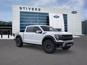 2025 Oxford White Ford F-150 Raptor Automatic 3.5L V6 EcoBoost Engine Truck 4X4 4 Door