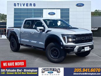 2025 Space White Metallic Ford F-150 Raptor 3.5L V6 EcoBoost Engine Truck Automatic
