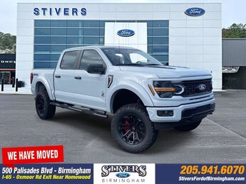 2025 White Metallic Ford F-150 STX 4X4 Truck 4 Door 5.0L V8 Engine Automatic