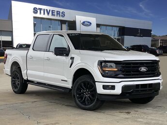 2025 Oxford White Ford F-150 XLT 4X4 4 Door Automatic Truck 3.5L PowerBoost Full-Hybrid V6 Engine