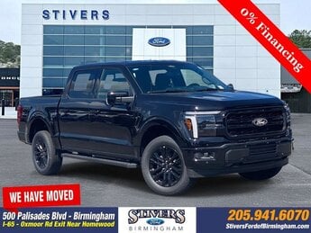 2025 Agate Black Metallic Ford F-150 Lariat 5.0L V8 Engine 4X4 Automatic 4 Door
