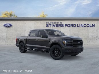 2025 Agate Black Metallic Ford F-150 Lariat Truck 3.5L V6 EcoBoost Engine 4 Door 4X4