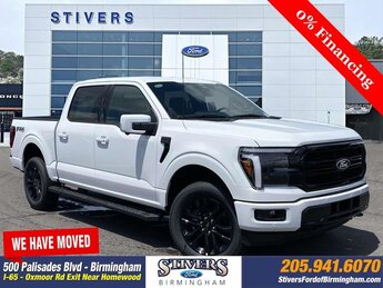 2025 Oxford White Ford F-150 Lariat 3.5L V6 EcoBoost Engine Truck Automatic 4X4 4 Door