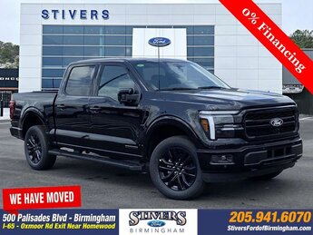 2025 Agate Black Metallic Ford F-150 Lariat 3.5L PowerBoost Full-Hybrid V6 Engine Automatic Truck