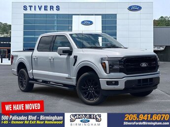 2025 Space White Metallic Ford F-150 Lariat 4 Door Truck 3.5L PowerBoost Full-Hybrid V6 Engine