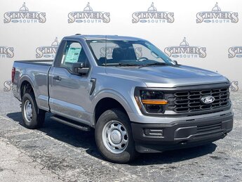 2025 Silver Metallic Ford F-150 XL Automatic 5.0L V8 Engine Truck 2 Door 4X4