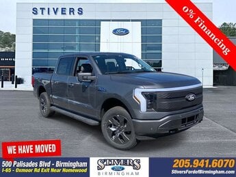 2025 Gray Metallic Ford F-150 Lightning Flash 4 Door Electric Motor Engine AWD Automatic