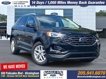 2021 Agate Black Metallic Ford Edge SEL 4 Door EcoBoost 2.0L I4 GTDi DOHC Turbocharged VCT Engine SUV Automatic FWD