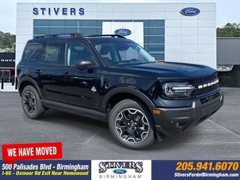 2025 Shadow Black Ford Bronco Sport Outer Banks 1.5L EcoBoost Engine SUV 4X4 Automatic