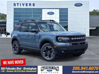 2025 Azure Gray Metallic Tri-Coat Ford Bronco Sport Outer Banks 4X4 1.5L EcoBoost Engine Automatic 4 Door